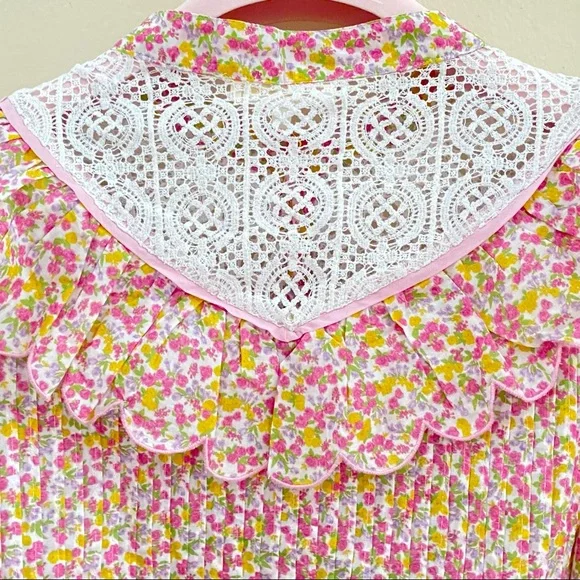 NWT: LOVESHACKFANCY | Egan Floral Crop Top - Picture 7 of 10